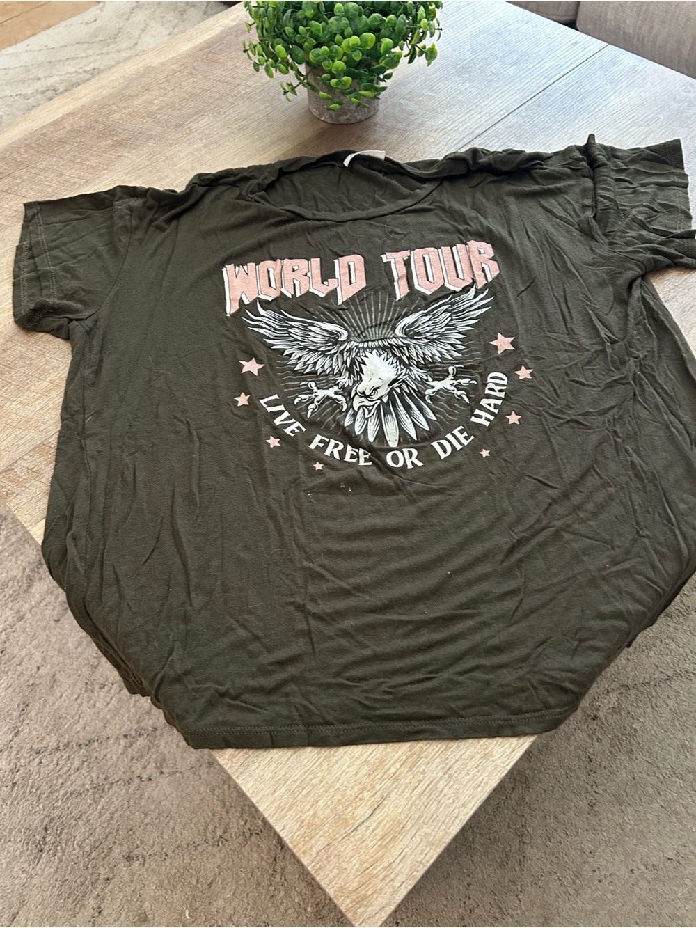 Concert style Live Free Did Hard t-shirt